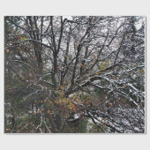 Winterbaum-Wrapping-Papier Geschenkpapier (Flach)