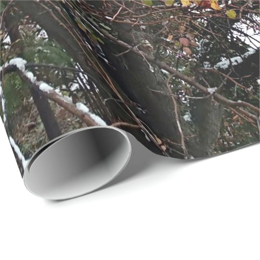 Winterbaum-Wrapping-Papier Geschenkpapier (Rolleneckpunkt)
