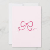 Winterbaum-Würfel binden das Brautparty des Knoten Einladung (Rückseite)