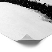 Winterbaumausdruck Poster (Ecke)