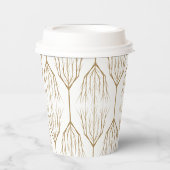 Winterbäume 8oz. Pappbecher (Vorderseite)
