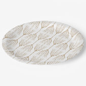 Winterbäume 9" Papierplatte Pappteller (Schrägansicht)