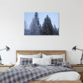 Winterbäume bei Morgengrauen Montana Landschaft Leinwanddruck (Insitu (Schlafzimmer))