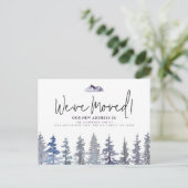 Winterbäume, die wir verschoben haben postkarte (Stehend Vorderseite)