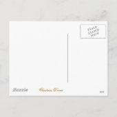 WINTERBÄUME FEIERTAGSPOSTKARTE (Rückseite)