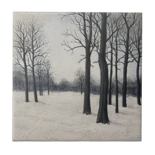 Winterbäume Fliese