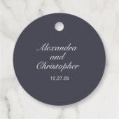 Winterbäume Geschenkanhänger (Rückseite)