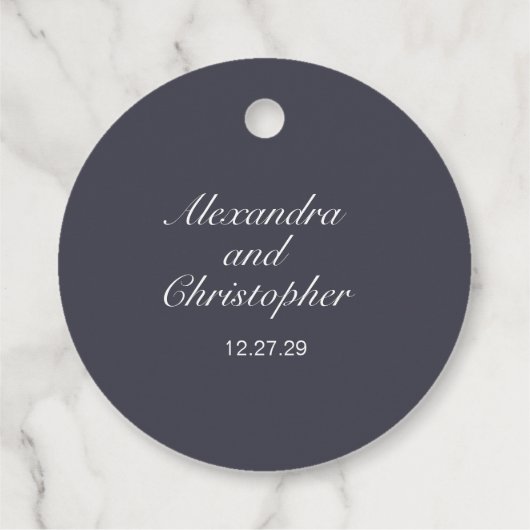 Winterbäume Geschenkanhänger (Rückseite)