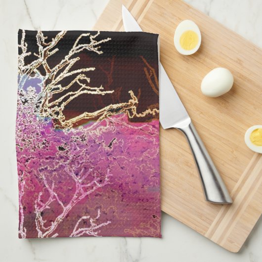 WINTERBÄUME HANDTUCH (Viertel Falte)