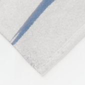 Winterbäume in Bergen mit frischen Schneefällen Fleecedecke (Ecke)