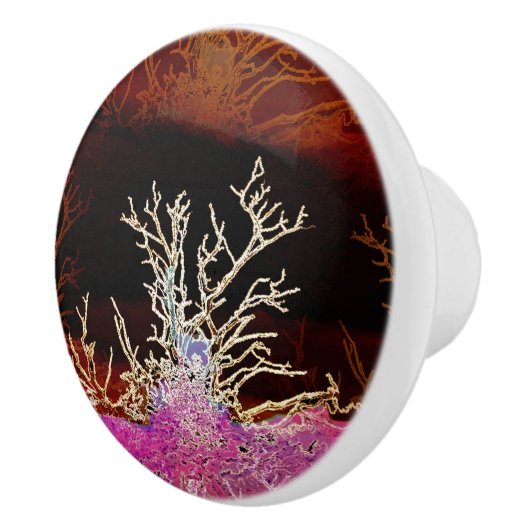 WINTERBÄUME KERAMIKKNAUF (Rechts)