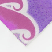 Winterbäume Lila Fleecedecke (Ecke)