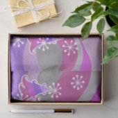 Winterbaume Lila Gewebepapier Seidenpapier (Geschenk)
