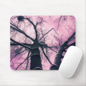 Winterbäume Lila stilisiert Mousepad (Mit Mouse)