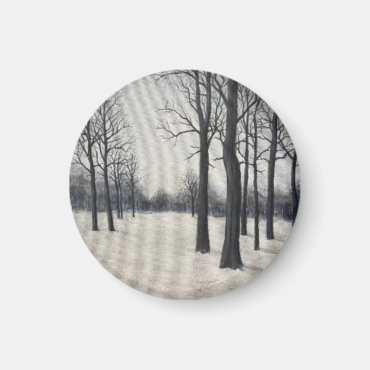 Winterbäume Magnet (Vorne)