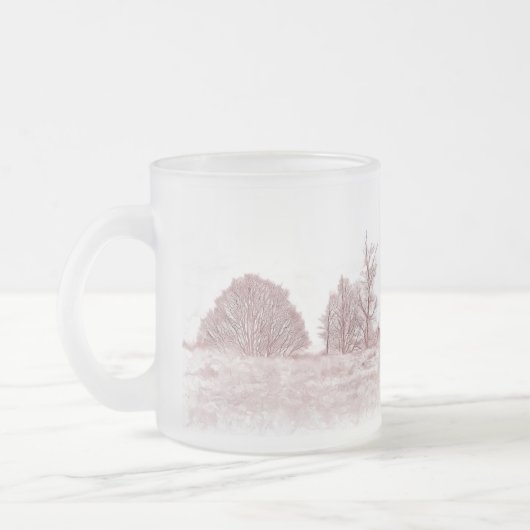 WINTERBÄUME MATTGLASTASSE (Links)