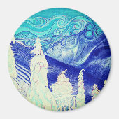 Winterbäume mit Blick auf die Kerbe Magnet (Vorne)