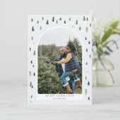 Winterbäume Niedlich Frohe Weihnachten 1 Foto Boge (Stehend Vorderseite)