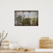 Winterbäume Poster (Küche)