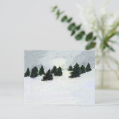 Winterbäume Postkarte (Stehend Vorderseite)