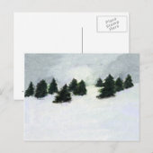 Winterbäume Postkarte (Vorne/Hinten)