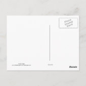 Winterbäume Postkarte (Rückseite)