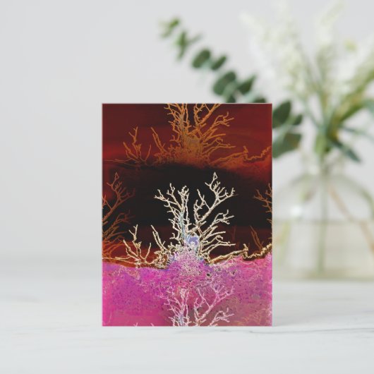 WINTERBÄUME POSTKARTE (Stehend Vorderseite)