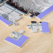 Winterbäume Puzzle (Seite)