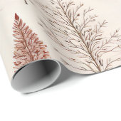 Winterbäume - Rustikaler Urlaubswald (2) Geschenkpapier (Rolleneckpunkt)