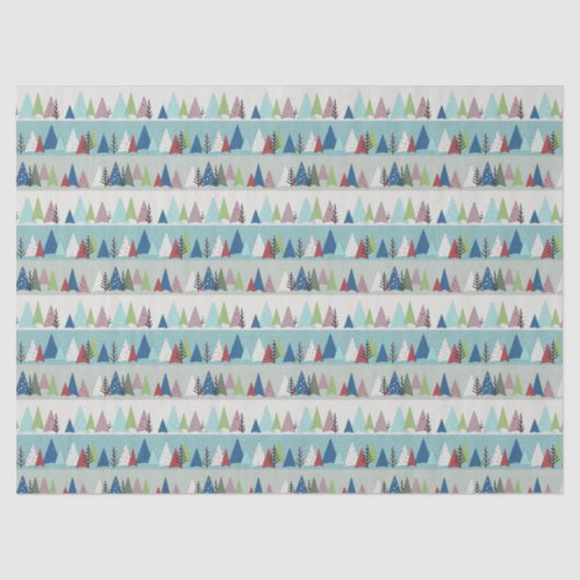 Winterbäume Seidenpapier (Vorderseite)