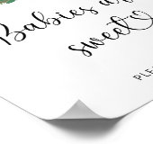 Winterbäume sind Schweiß Poster (Ecke)