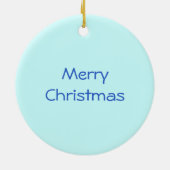 Winterbäume Textschmuck rund Keramikornament (Hinten)