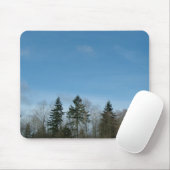 Winterbäume und blauer Himmel Mousepad (Mit Mouse)