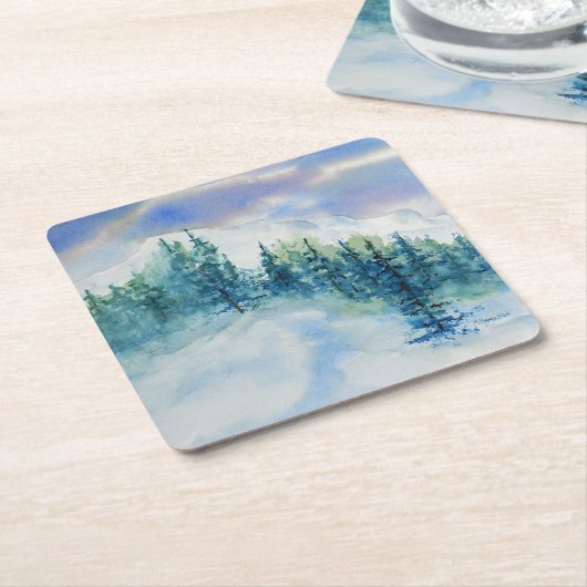 Winterbaumgebirge Untersetzer (angewinkelt)