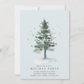 Winterbaumkarte Einladung (Vorderseite)