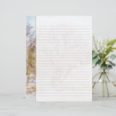 Winterbaumkunstschriftpapier (Stehend Vorderseite)