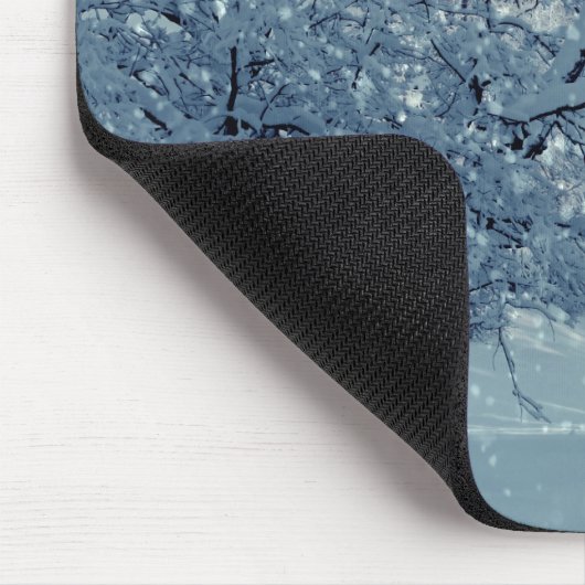 Winterbaumlandschaft Mousepad (Ecke)
