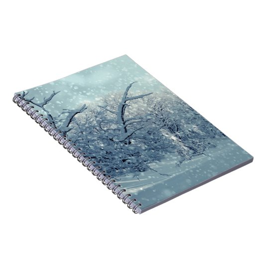 Winterbaumlandschaft Notizblock (Rechte Seite)