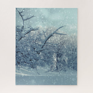 Winterbaumlandschaft Puzzle
