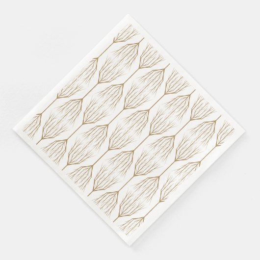 Winterbaumpapier Napkins Serviette (Ecke)