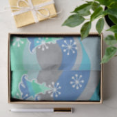 Winterbaumpapier Seidenpapier (Geschenk)