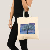 Winterbaumwasserfarbe Tragetasche (Vorderseite (Produkt))