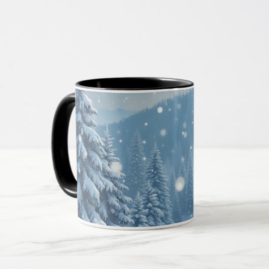 Winterbecher Tasse (Vorderseite Links)