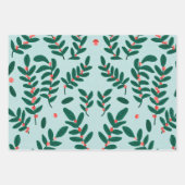 Winterbeerblau Geschenkpapier Set (Vorderseite 2)