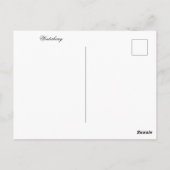 Winterbeere Postkarte (Rückseite)