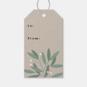 Winterbeeren Geschenkanhänger (Vorderseite)