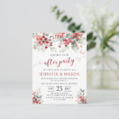 Winterbeeren glücklich immer nach dem Party Postka Postkarte (Stehend Vorderseite)