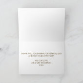 Winterbeeren Hochzeit danke Karte Weihnachten (Innenseite)