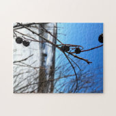 Winterbeeren Landschaft Puzzle (Horizontal)