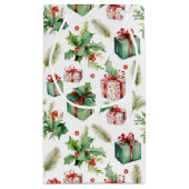 Winterbeeren und Geschenke Kleine Geschenktüte (Rückseite)